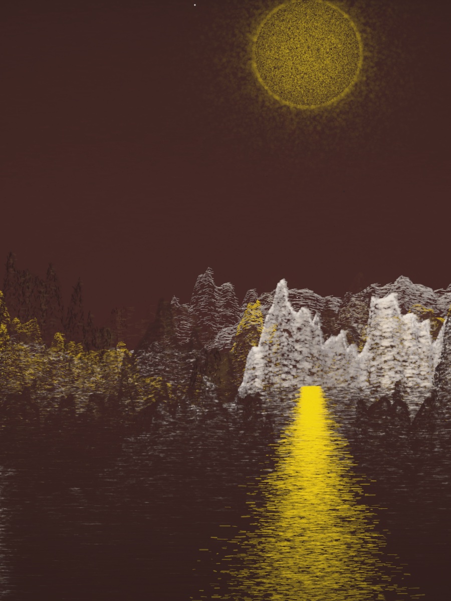 Candidate #1 repainted under the Full Day register: the same land under a different sky