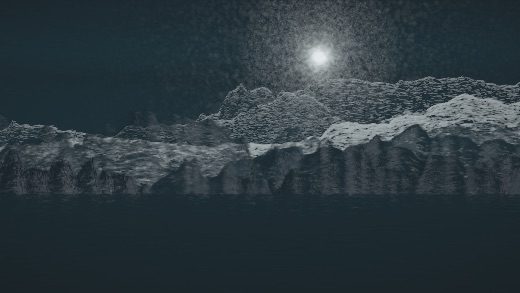 生涯 candidate #146, Weather, Tide palette, Veiled light over still water