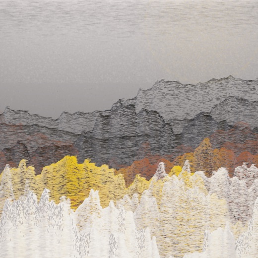 生涯 candidate #150, Full Day, Clay palette, Disc light over none water