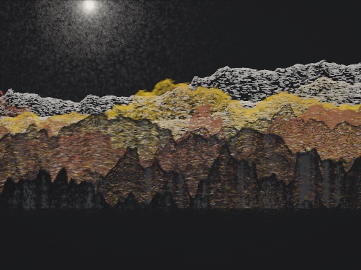 生涯 candidate #16, Full Day, Clay palette, Veiled light over still water