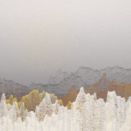 生涯 candidate #201, Saltflat, Clay palette, Disc light over none water