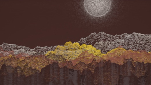 生涯 candidate #226, Full Day, Terra palette, Disc light over none water