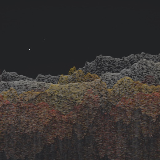 生涯 candidate #26, Saltflat, Oxide palette, None light over none water