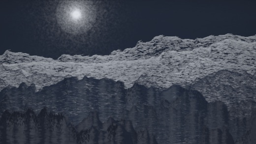 生涯 candidate #8, Weather, Esker palette, Veiled light over none water
