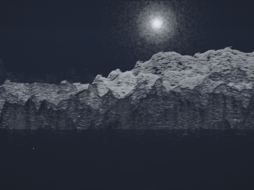 生涯 candidate #87, Weather, Esker palette, Veiled light over still water
