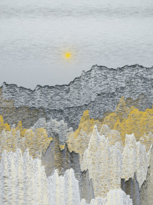 生涯 candidate #95, First Light, Tide palette, Veiled light over none water